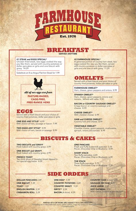 Farmhouse restaurant branson - 4 days ago · Rate your experience! $$ • American. Hours: 7AM - 8PM. 119 W Main St, Branson. (417) 334-9701. Menu Order Online. 